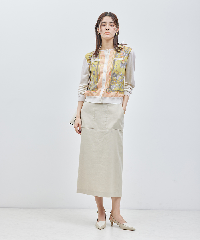 セール 40%OFF】【洗える】ヴィンテージスカーフプリント セール 40%OFF】【洗える】ヴィンテージスカーフプリント