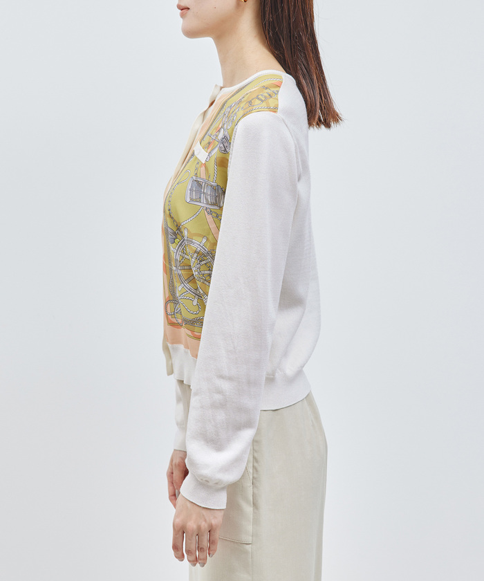 セール 40%OFF】【洗える】ヴィンテージスカーフプリント セール 40%OFF】【洗える】ヴィンテージスカーフプリント