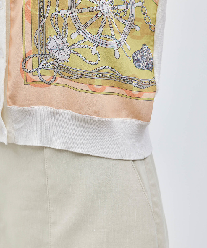 セール 40%OFF】【洗える】ヴィンテージスカーフプリント セール 40%OFF】【洗える】ヴィンテージスカーフプリント