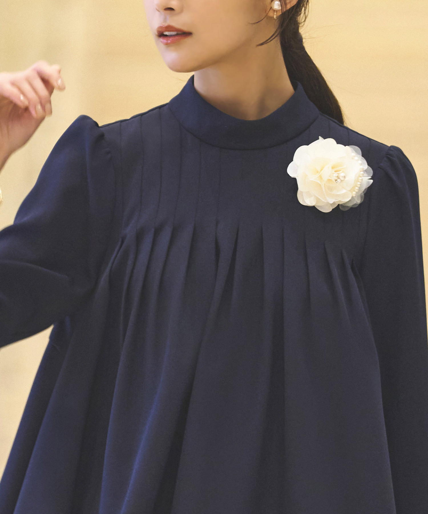 ルイルエブティック RUIRUE BOUTIQUE バックパールフレア