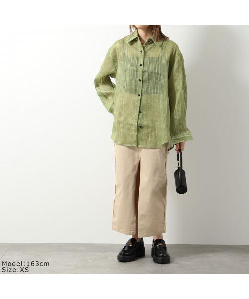 ★Coast フローラルオルガンザ ベルトシャツ 魅惑的マキシ★ セール】ゴスペル GHOSPELL GHOSPELL シャツ Della Oversized