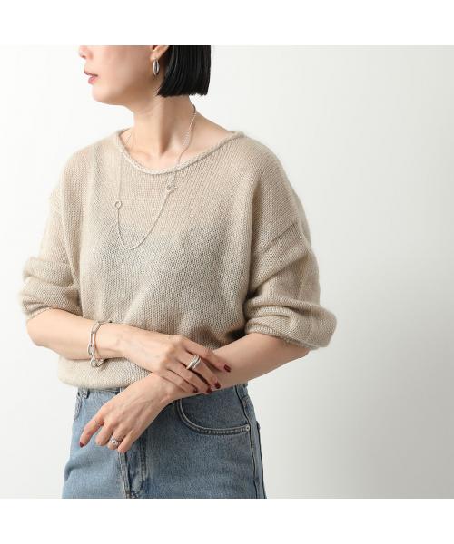 関込】新作◇JIL SANDER ジルサンダー◇ロゴ フープピアス (Jil