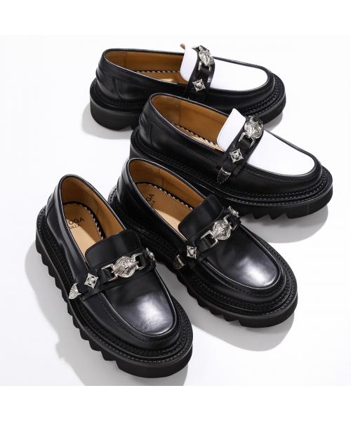 toga pulla 厚底ウッドヒールローファー