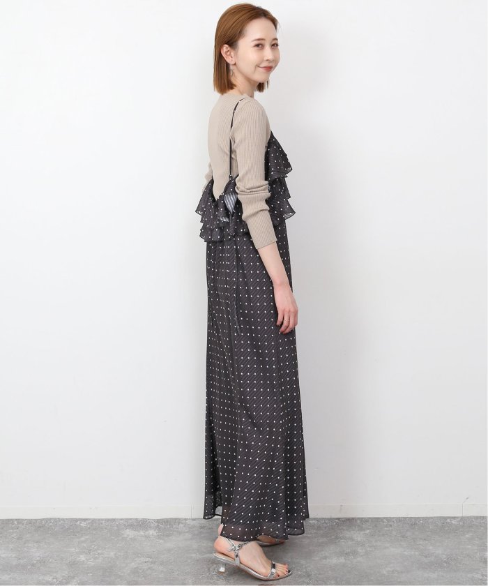 セール 30%OFF】ドットラッフルキャミワンピース(505858847
