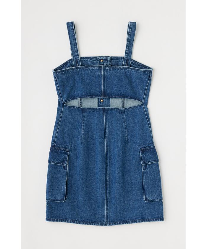 MOUSSY DENIM CARGO MINI ドレス moussy｜DENIM CARGO MINI ドレス | Rakuten Fashion(楽天
