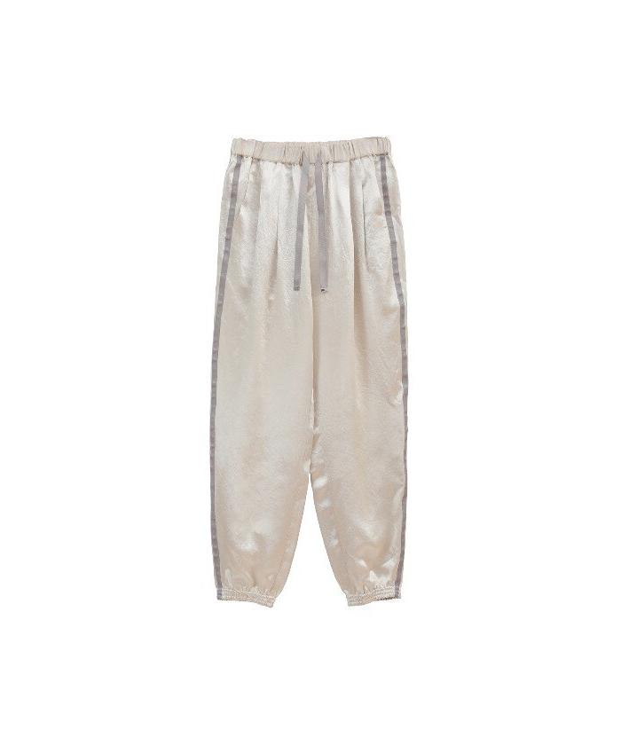 MANOF/マノフ/SIDE LINE SPORTS SATIN PANTS(505859115