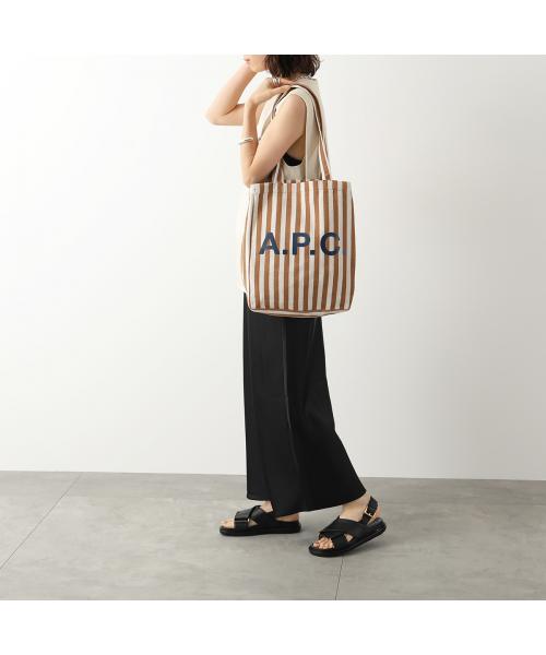 【レビューで送料無料】 A.P.C. トートバッグ ストライプ バッグ