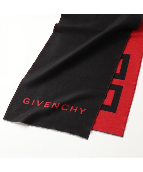 GIVENCHY ロゴマフラーGV3518J4546 1 BLACK/WHITE セール】GIVENCHY マフラー GV3518 J4546 4G ロゴ (505859293