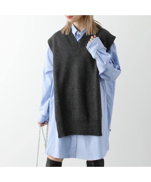 MAISON MARGIELA 1 10 メゾンマルジェラ ニットベスト S50TH0057 S18145 アルパカ ウール サイドオープン Vネック ジレ 4ステッチ カラー3色 セール】メゾン マルジェラ MAISON MARGIELA MAISON MARGIELA