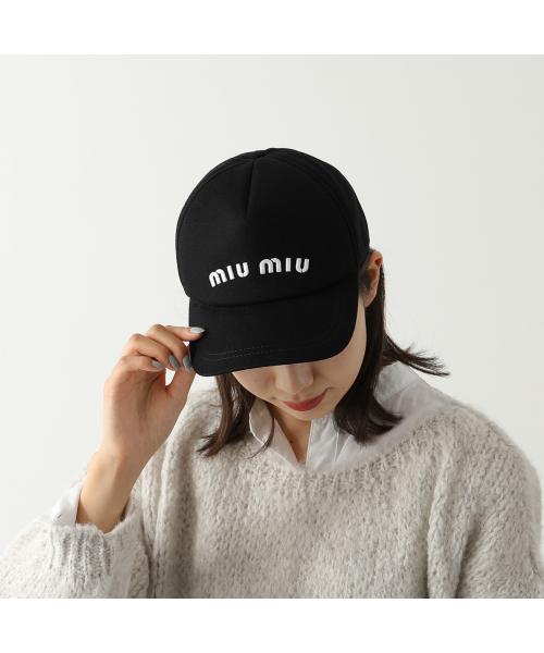 miu miu イエロー ベースボールキャップ セール 7%OFF】MIUMIU ベースボールキャップ 5HC179 2F87 2F84