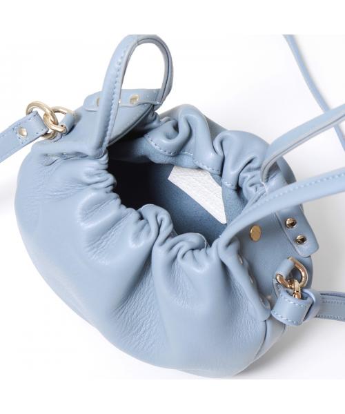 ザネラートブルー可愛いショルダーバッグハンドお洒落大きめBAG