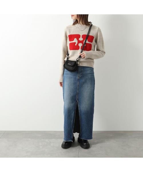 ガニー GANNI GANNI ショルダーバッグ Knot Mini Flap Over ミニ