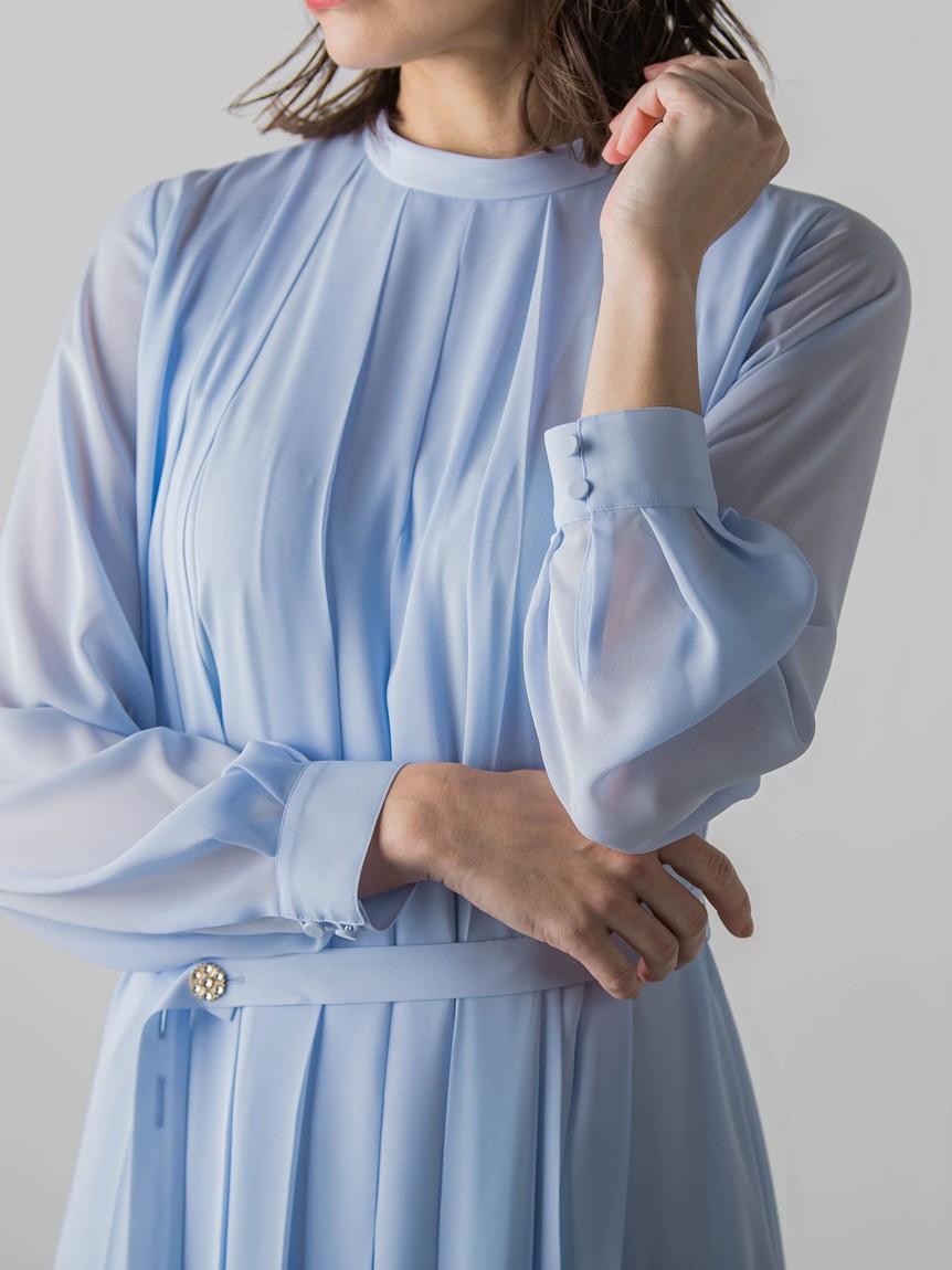 セール 50%OFF】ビアッジョブルー Viaggio Blu シフォンプリーツ セール 50%OFF】ビアッジョブルー Viaggio Blu シフォンプリーツ