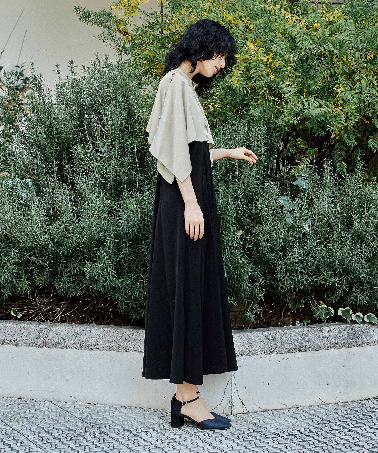 niana（ニアナ）　リボン　キャミ　ワンピ　セット　ドレス　結婚　式　衣装　黒 niana（ニアナ） リボン キャミ ワンピ セット ドレス 結婚 式