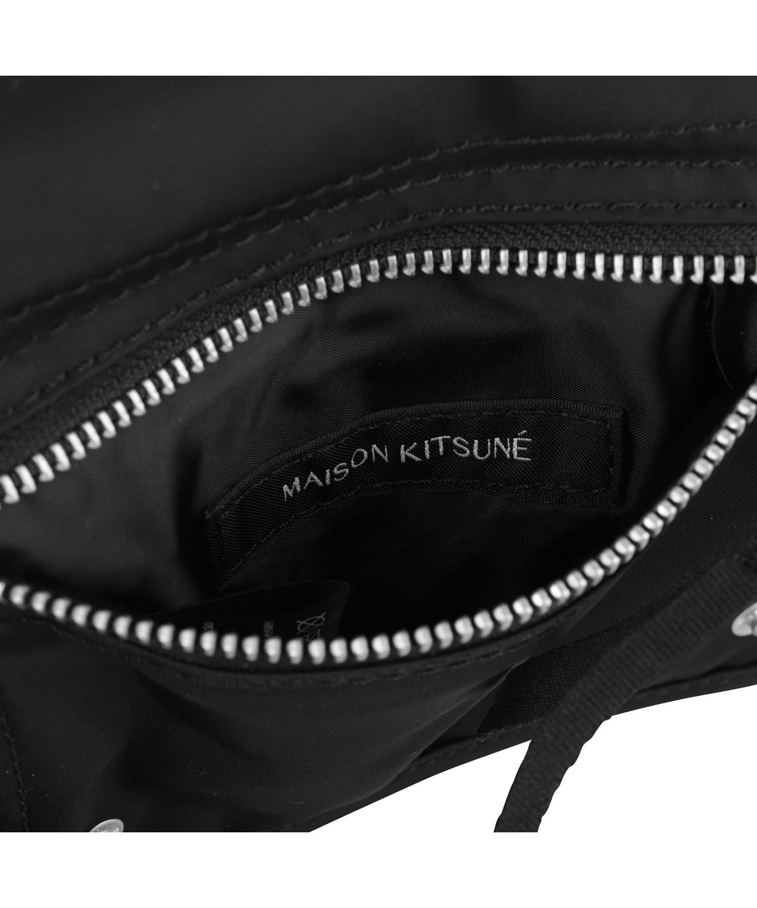 Maison Kitsune メゾンキツネ レザー ショルダー カメラバッグ