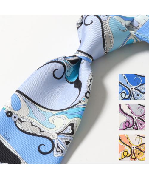 セール】EMILIO PUCCI ネクタイ JI784 シルク プッチ柄 セール】EMILIO PUCCI ネクタイ JI784 シルク プッチ柄