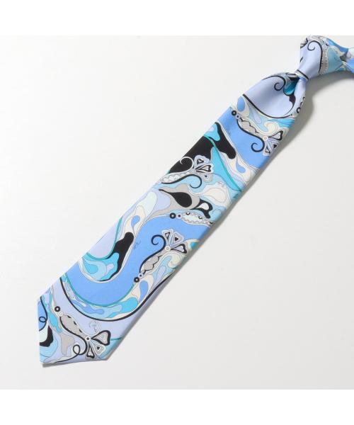 セール】EMILIO PUCCI ネクタイ JI784 シルク プッチ柄 セール】EMILIO PUCCI ネクタイ JI784 シルク プッチ柄