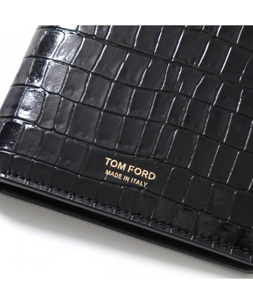 TOM FORD トムフォード 2つ折り財布 クロコ TOM FORD トムフォード 2つ折り財布 クロコ