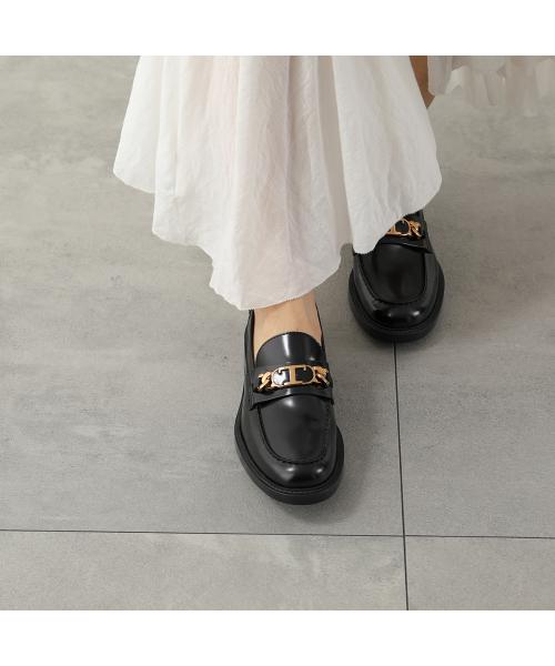 【sa-chan】　トッズＴＯＤ'Ｓ金具付きハラコ素材エナメルローファー トッズ TOD'S ローファー オックスフォード ケイト メタル
