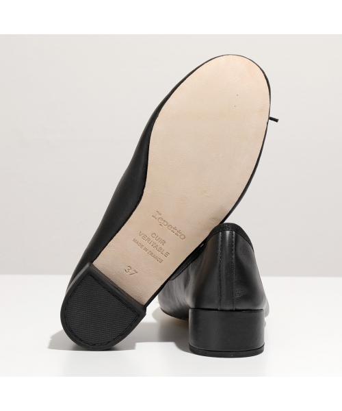 美品　Repetto カミーユ37 ブラック バレエシューズ 低ヒール Repetto 黒 カミーユバレエシューズ 低ヒール
