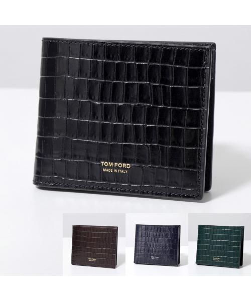 セール】TOM FORD二つ折り財布 Y0278T LCL239 クロコダイル セール】TOM FORD二つ折り財布 Y0278T LCL239 クロコダイル