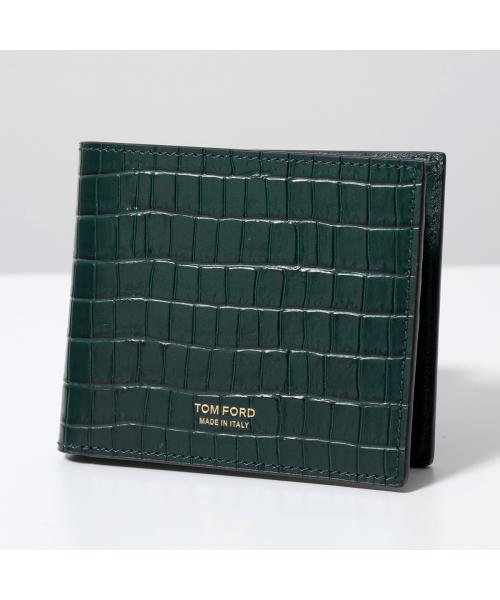 セール】TOM FORD二つ折り財布 Y0278T LCL239 クロコダイル セール】TOM FORD二つ折り財布 Y0278T LCL239 クロコダイル