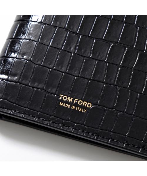 セール】TOM FORD二つ折り財布 Y0278T LCL239 クロコダイル セール】TOM FORD二つ折り財布 Y0278T LCL239 クロコダイル
