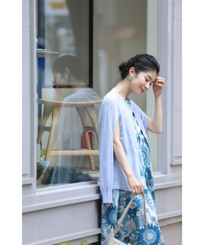 完売未使用タグ付き 23ss パーリーゲイツ フレコ フリル袖ニット