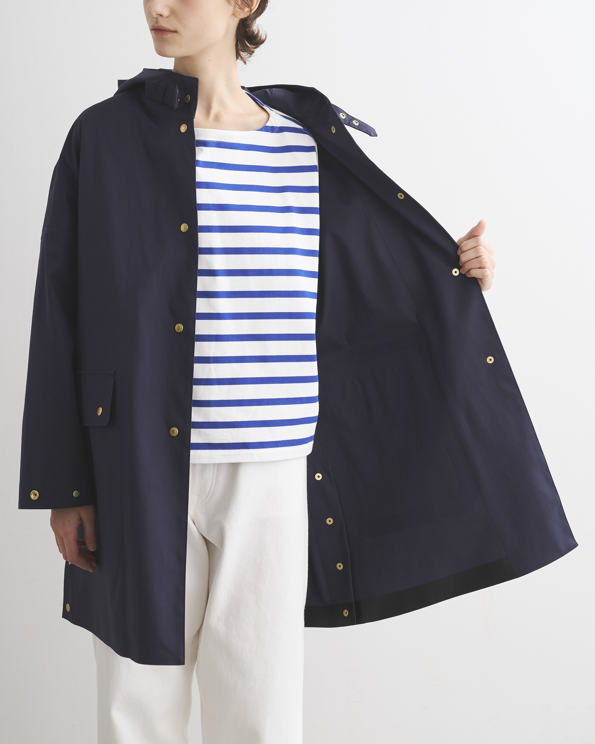 トラディショナルウェザーウェア　トレンチコート　ストームシール　ネイビー Traditional Weatherwear トラディショナル ウェザーウェア