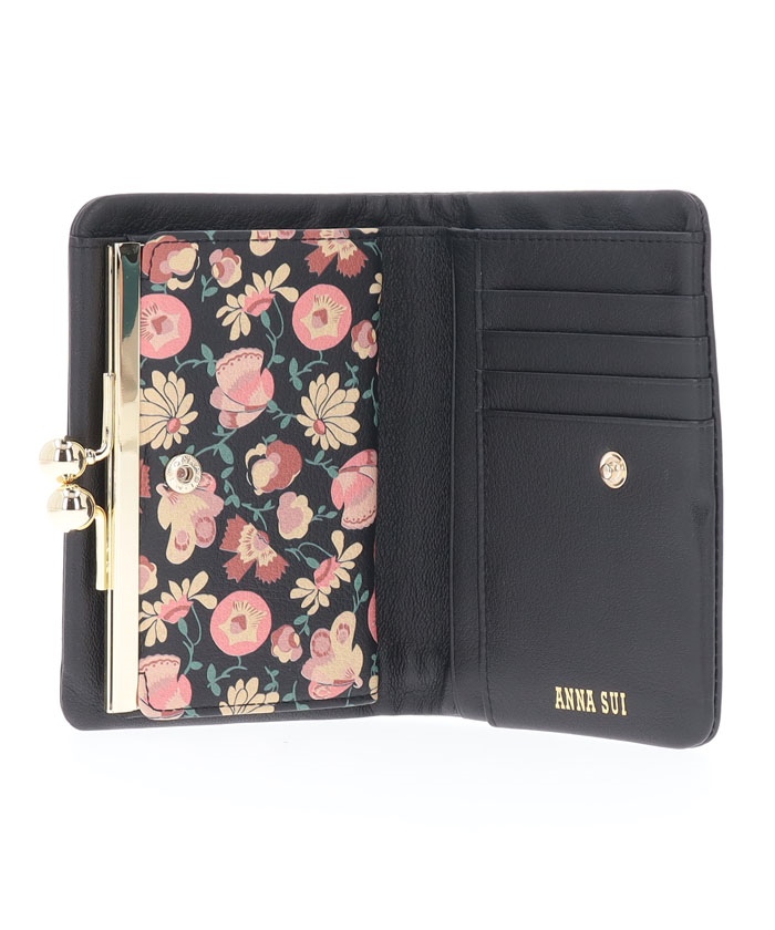 ANNA SUI アナスイ マルチケース がま口 本革 レディース