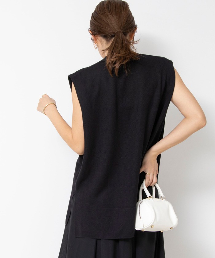 NOLLEY'S ノーリーズ 肩タック V前あき ベスト セール 30%OFF】肩タックV前あきベスト(505858499) | ノーリーズ