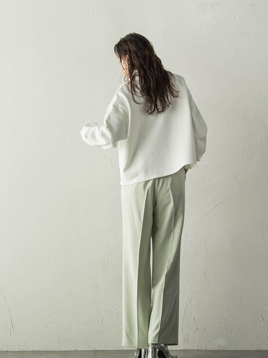 【専用】美品✨今期MAYSON GREY スキッパースウェットプルオーバー セール】メイソングレイ MAYSON GREY スキッパー裏毛スウェット