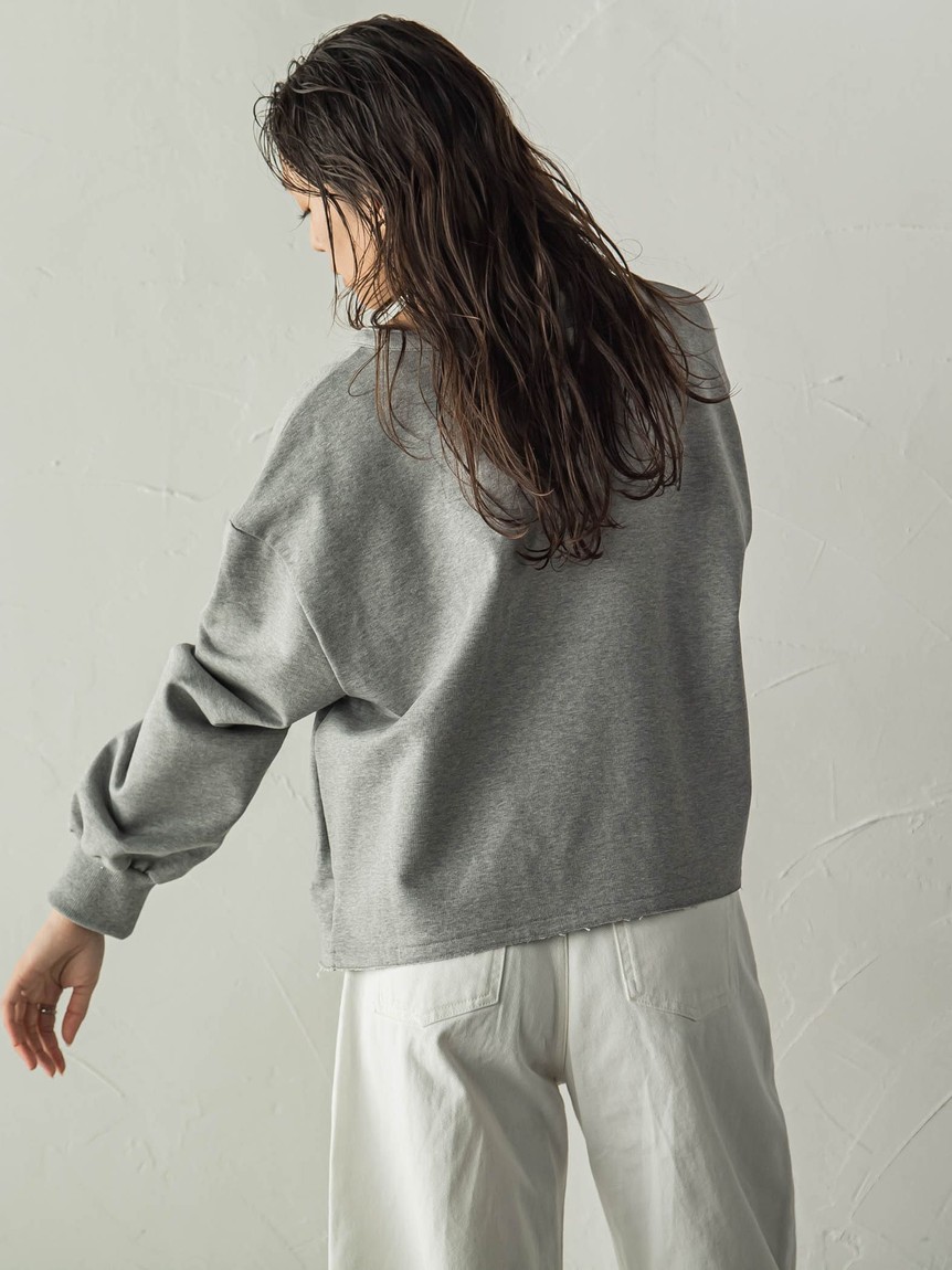 セール】メイソングレイ MAYSON GREY スキッパー裏毛スウェット