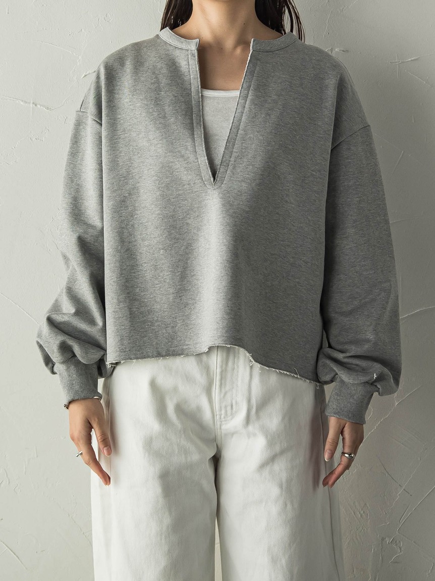【専用】美品✨今期MAYSON GREY スキッパースウェットプルオーバー MAYSON GREY｜【カタログ掲載】スキッパースウェットプル