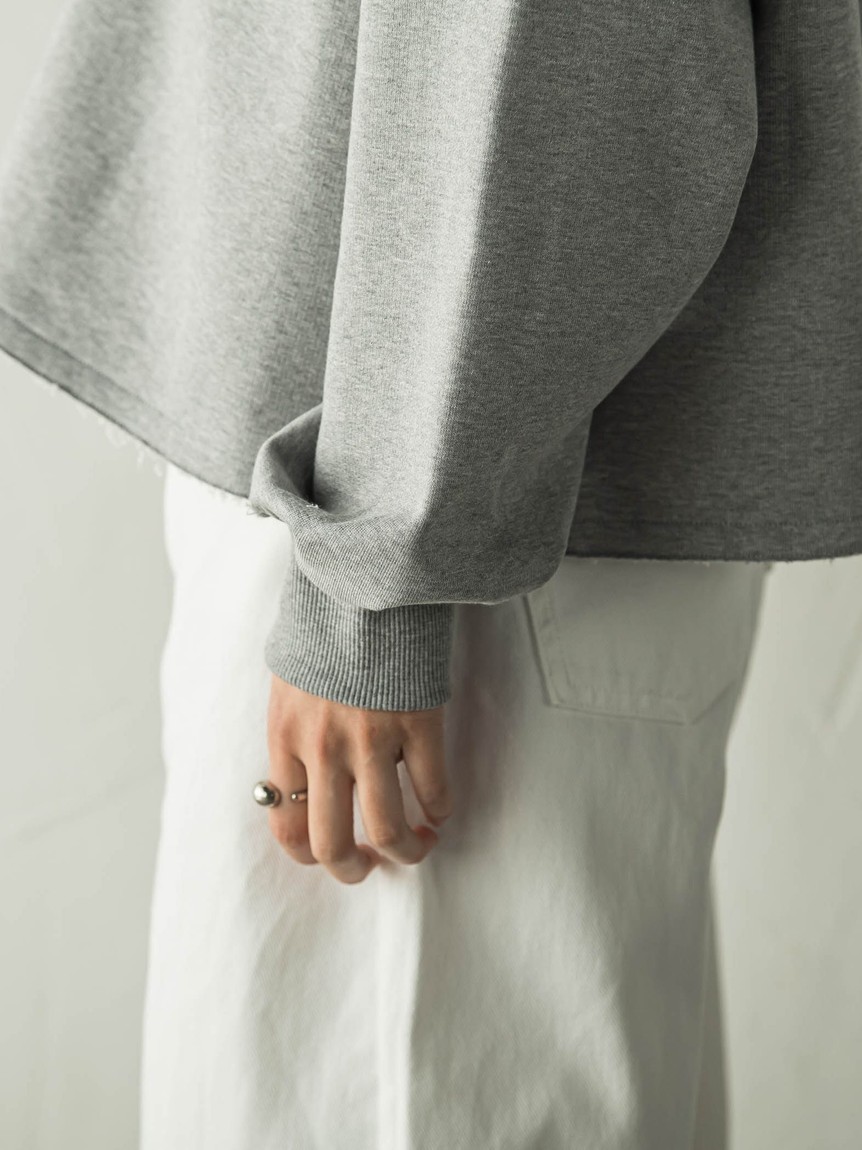 【専用】美品✨今期MAYSON GREY スキッパースウェットプルオーバー セール】メイソングレイ MAYSON GREY スキッパー裏毛スウェット
