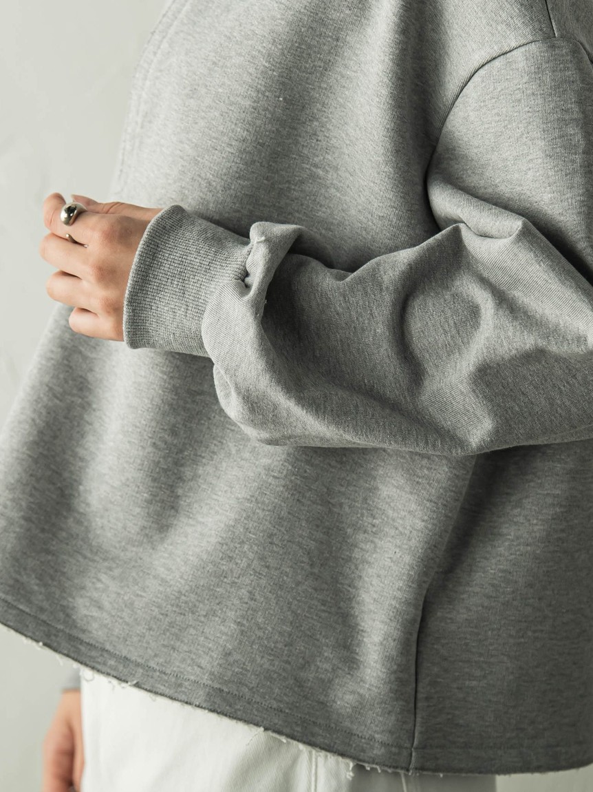 【専用】美品✨今期MAYSON GREY スキッパースウェットプルオーバー セール】メイソングレイ MAYSON GREY スキッパー裏毛スウェット