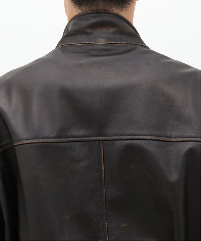 CCU / シーシーユー】MORGAN BOMBER JACKET（レザージャケット