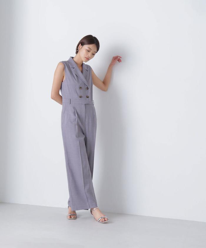 NATURAL BEAUTY BASIC⭐︎美品テーラードオールインワン セール 30%OFF】テーラードオールインワン(505869805
