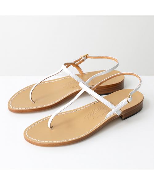 【CANFORA】Gisele ストラップ付きの本革トングサンダル セール45%OFF】カンフォラ Canfora CANFORA トングサンダル GAIL