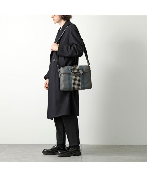 Bottega Veneta直営店イントレチャートスエードのバニティケース Bottega Veneta - バンバン イントレチャート スエード