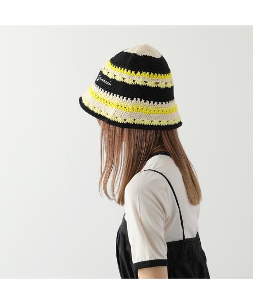 セール19%OFF】GANNI クロシェ バケットハット Cotton Crochet Bucket 