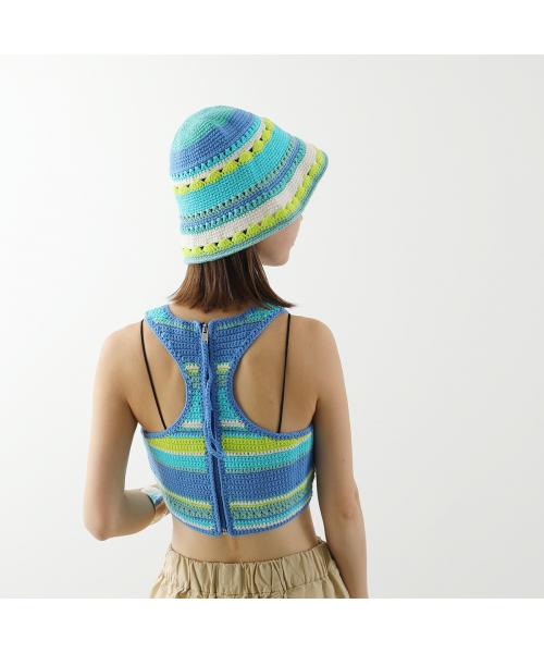Ganni ガニー クロシェ ニットハット バケットハット