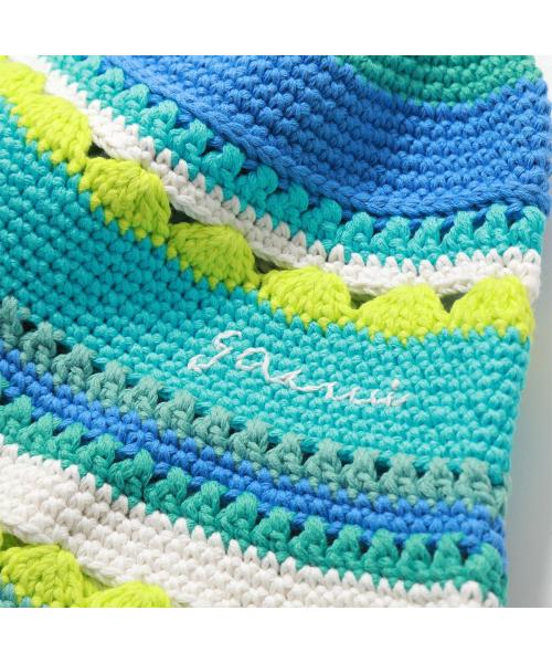 Ganni ガニー クロシェ ニットハット バケットハット