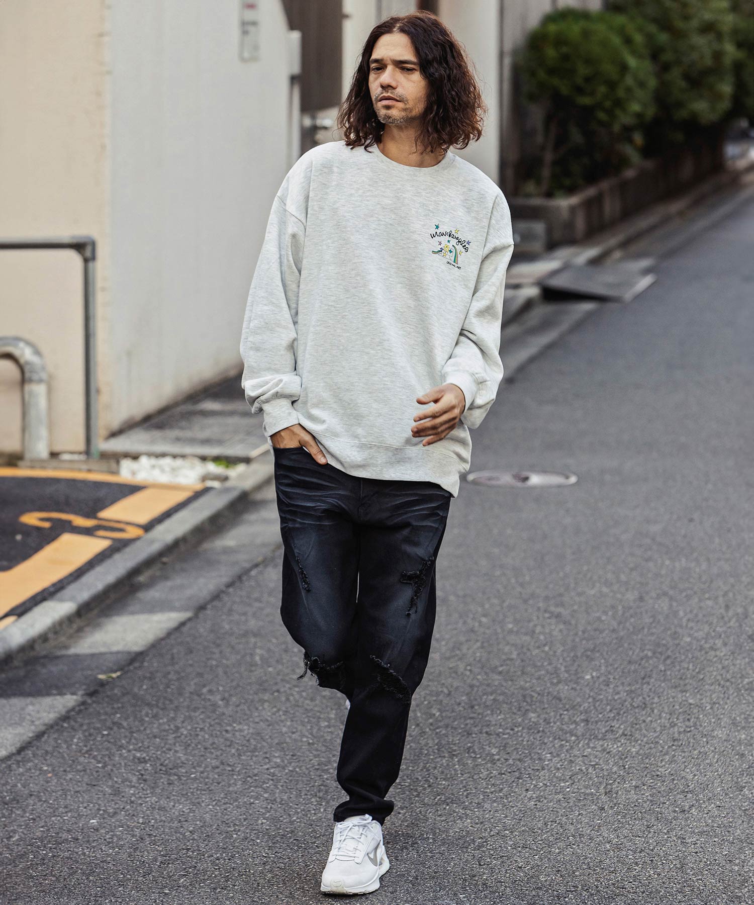 What it isNt) ART BY MARK GONZALES ジャケット HEAVY TWILL