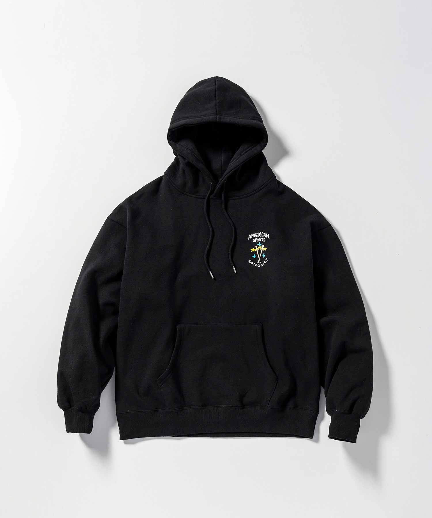 新品美品　MARK GONZALES バックプリントジャケット　ブラック　M Mark Gonzales マークゴンザレス MARK GONZALES ARTWORK