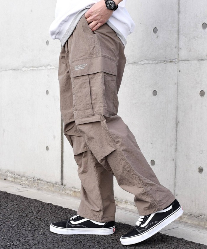 セール】【SHIPS any別注】 HINSON: ワイド ストレート ナイロン セール】【SHIPS any別注】 HINSON: ワイド ストレート ナイロン