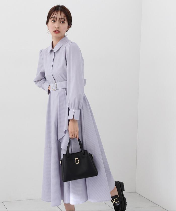 セール60%OFF】ラッフルシャツワンピース(505872588 セール60%OFF】ラッフルシャツワンピース(505872588