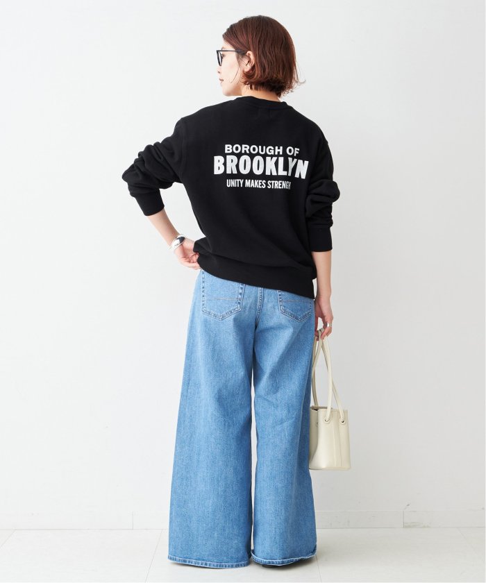 【スピック＆スパン】カラーロゴスウェット　グリーン OBLADA*Spick CINCH CREATIVE SWEAT（スウェット）｜Spick and