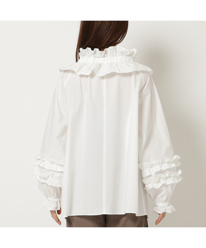 Rose Tiara 大きいサイズ　ガーデンビンテージフロントフリルジレ黒　50 505942151029.jpg