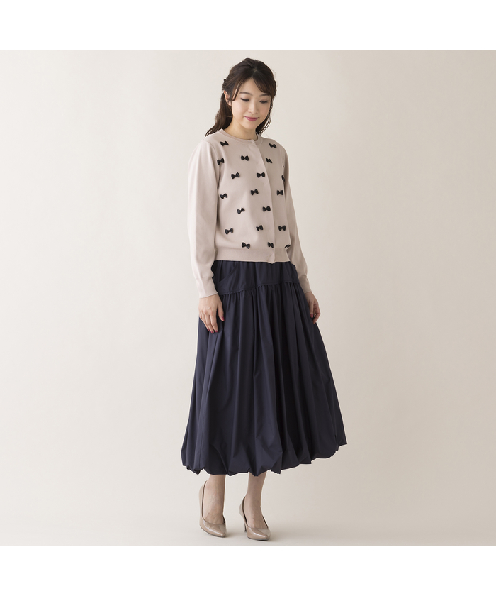 セール 50%OFF】リボンドットカーディガン(505873047) | ローズ